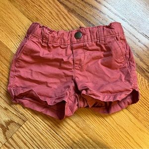 Old navy salmon pink adjustable shorts size 3T